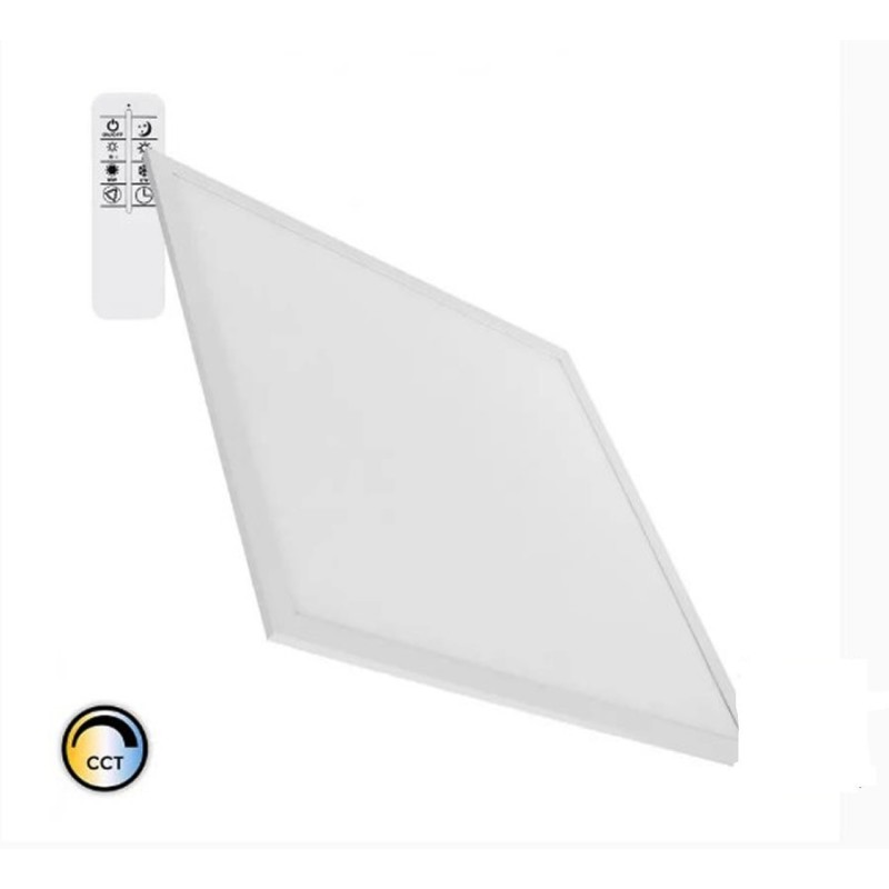 Panneau LED 60x60cm 40W 3600lm Slim Dimmable CCT Sélectionnable avec Télécommande