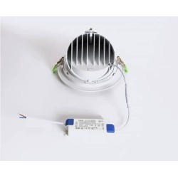 Spot Downlight LED Orientable Rond 60W , spot led encastrable, spot plafond ,