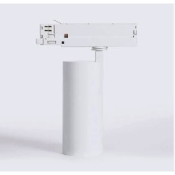 Spot LED Carlo 40W pour Rail Triphasé, spot led no flicker, spot rail triphasé blanc,