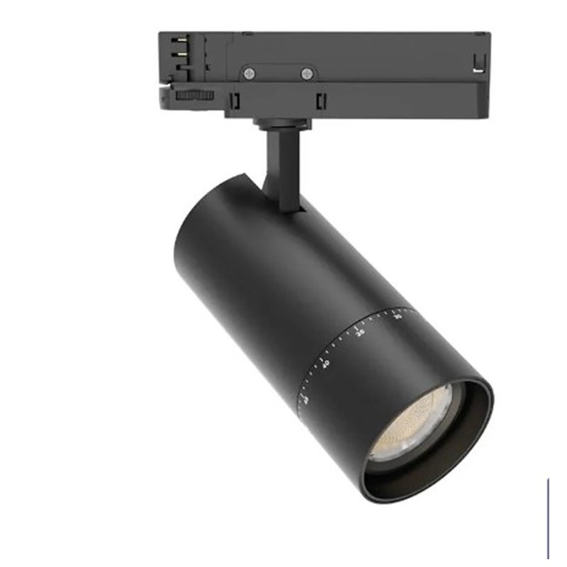 spot led triphasé multi angles,spot led cct,spot rail triphasé,spot led 30W,eclairage sur rail
