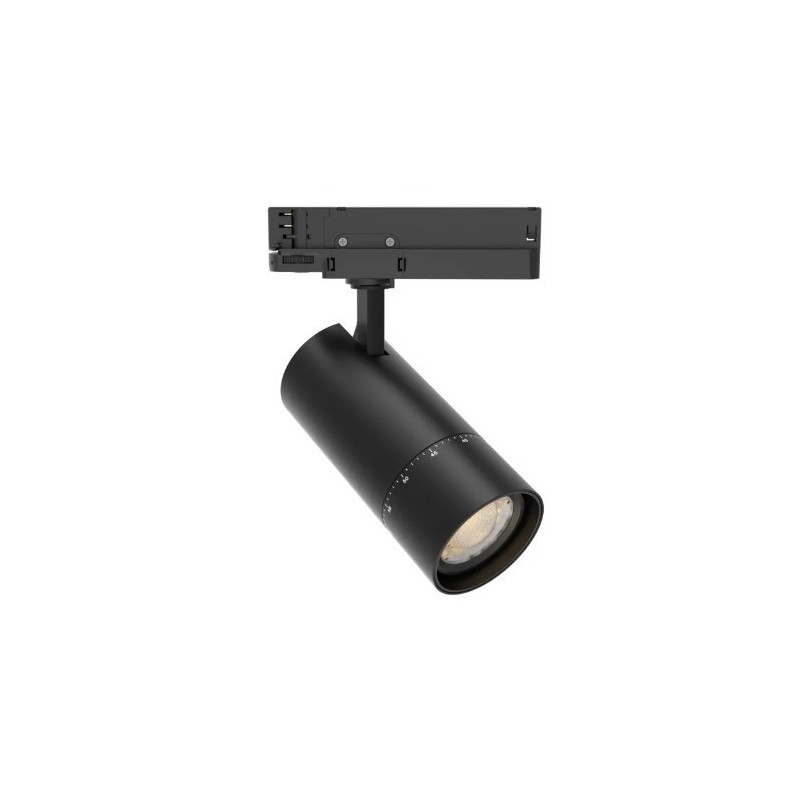 spot led triphasé multi angles,spot led cct,spot rail triphasé,spot led 30W,eclairage sur rail, spot led dimmable triac,