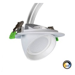 spot encastré rond,eclairage plafond led rond,eclairage encastrable,spot led afrique, projecteur osram encastrable,