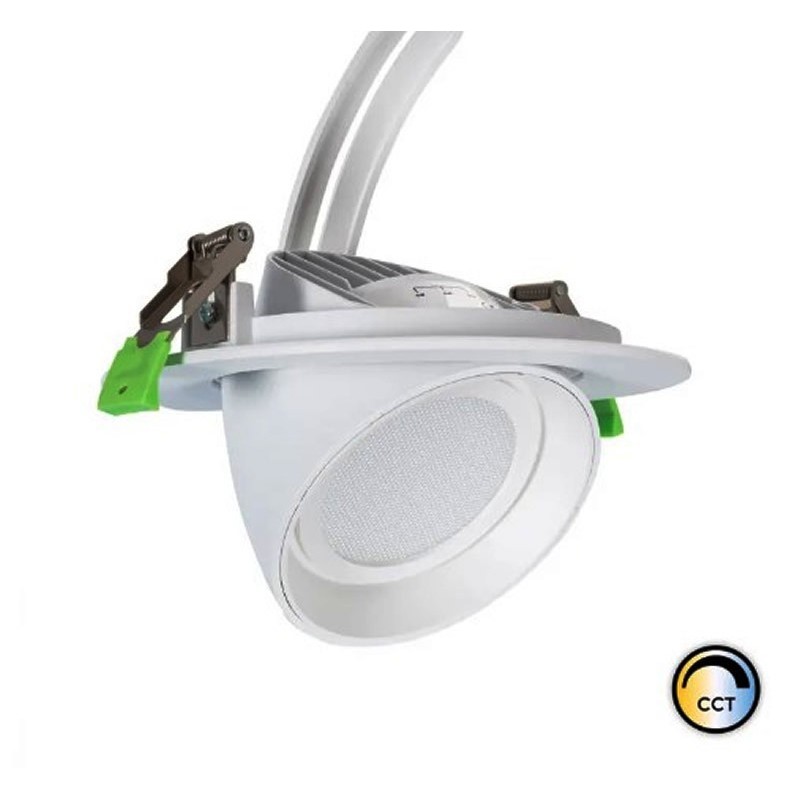 spot encastré rond,eclairage plafond led rond,eclairage encastrable,spot led afrique, projecteur osram encastrable,