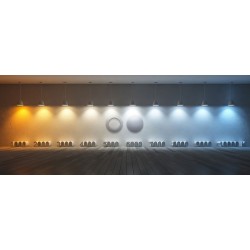 spot encastré rond,eclairage plafond led rond,eclairage encastrable,spot led afrique, projecteur osram encastrable,