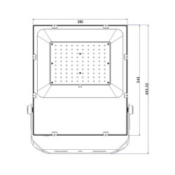 Projecteur LED 100W Slim PRO . FC-PRYTR-100-SP Projecteur 100W et +. ledkia . miidex