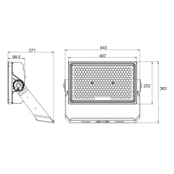 Projecteur LED Stadium , stade de foot,arena,prejecteur led exterieur puissant,afrique,