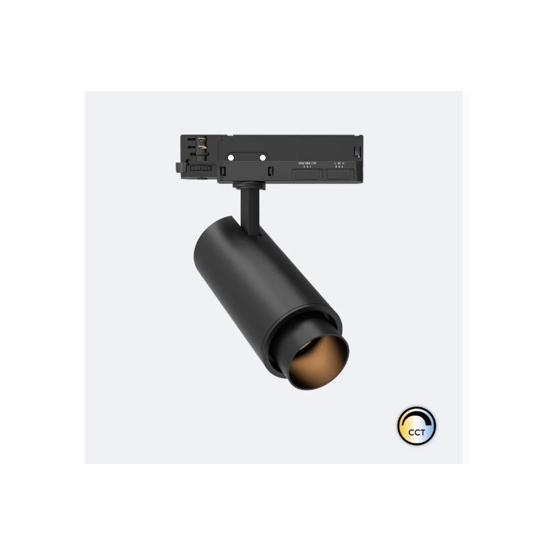 Spot LED Fasano Cylindre 20W CCT ,spot led triphasé, spot led dimmable,spot noir 20W, spot led afrique,