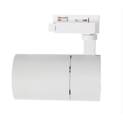 Spot LED Dimmable New Mallet CCT Sélectionnable 30W pour Rail Monophasé PC (3 Allumages),FC-LD-LV-30W-CMNFSC