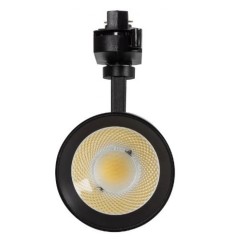 Spot LED Dimmable New Mallet CCT Sélectionnable 30W pour Rail Monophasé PC (3 Allumages),FC-LD-LV-30W-CMNFSC