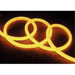 Néon LED Flexible 360 Rond 120 LED/m 220V AC Jaune,NN-LD-CRCLR-360-MRLL,bobine led, sapin de noel,guirlande led,