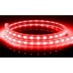 Bobine LED Dimmable 220V AC 60LED/m Rouge 50m IP65 Largeur 14mm Coupe tous les 100cm