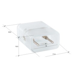Connecteur Ruban LED Monochrome 220V AC Coupe tous les 25/100cm