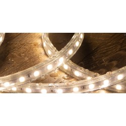 Bobine LED Dimmable 220V AC 60LED/m IP65 Blanc Neutre Largeur 14mm 50m Coupe tous les 100cm