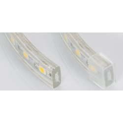 Bobine LED Dimmable 220V AC 60LED/m IP65 Blanc Neutre Largeur 14mm 50m Coupe tous les 100cm
