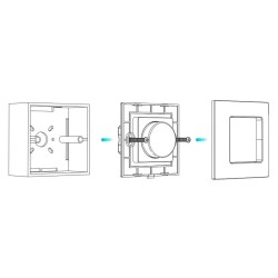 Variateur de puissance LED Triac 300W avec Télécommande IR