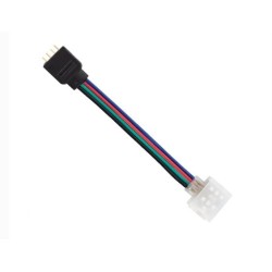 Câble Connecteur Gaine Néon LED RGB 24V DC 120LED/m