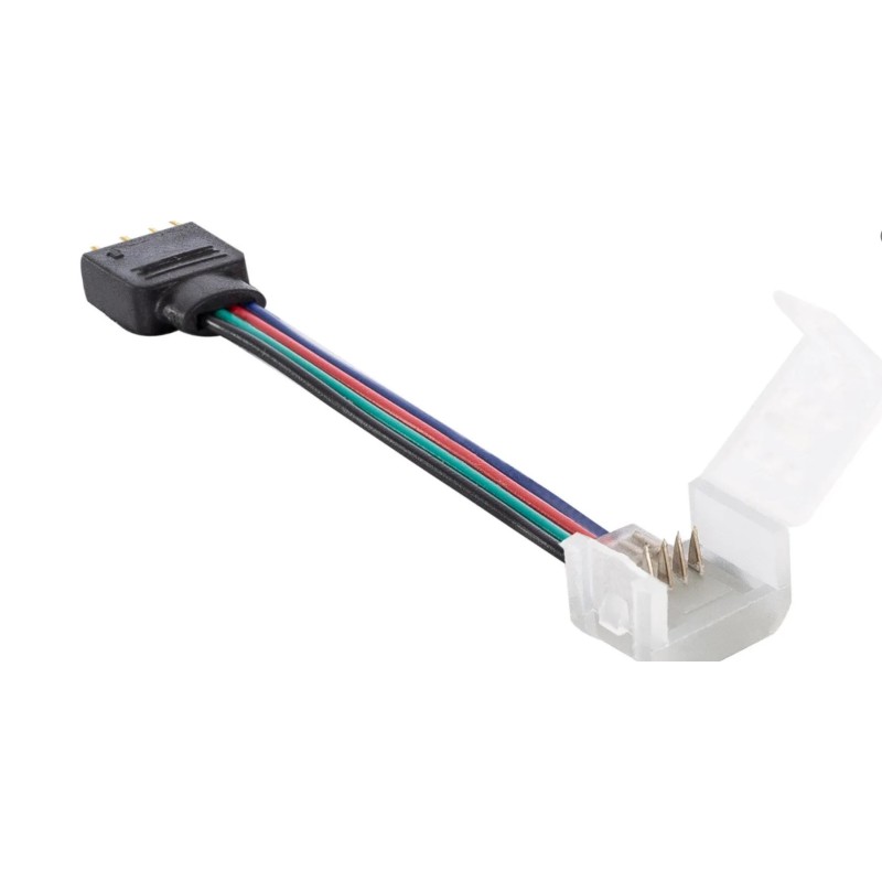 Câble Connecteur Gaine Néon LED RGB 24V DC 120LED/m
