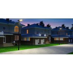 Luminaire LED 80W Solaire, lampadaire solaire, éclairage public solaire , éclairage de rue ,
