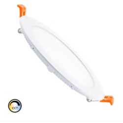 Dalle LED Ronde 12W SwitchCCT,Coupe Ø 155mm,dimmable,plafonnier rond dimmable,dalle dimmable,
