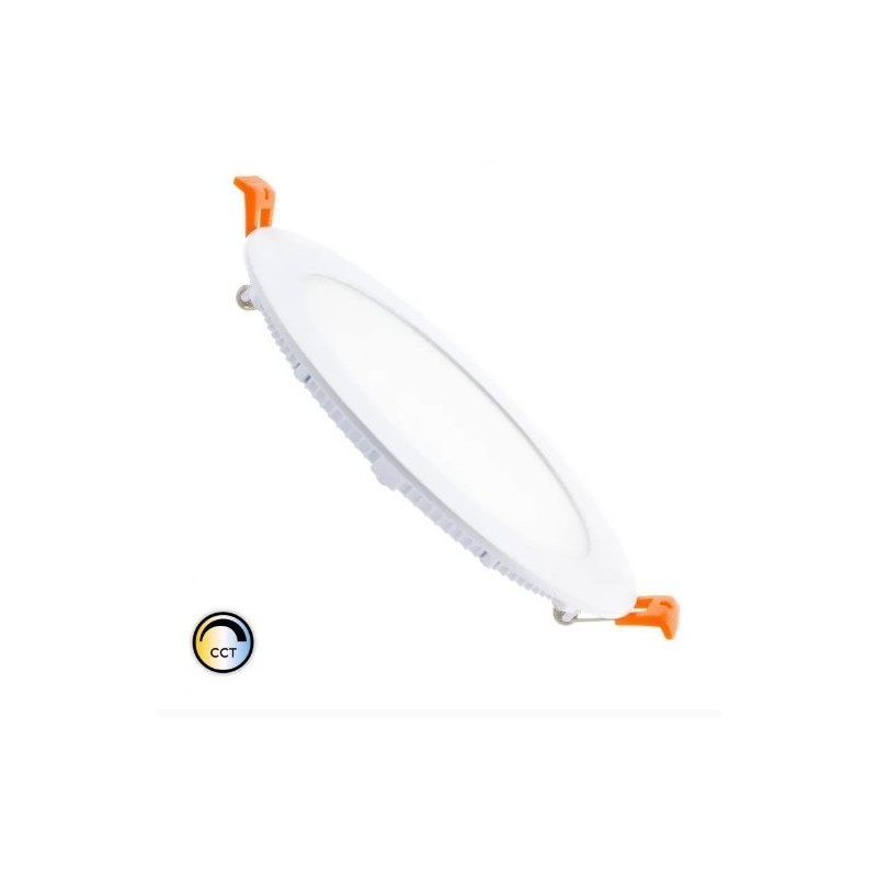 Dalle LED Ronde 12W SwitchCCT,Coupe Ø 155mm,dimmable,plafonnier rond dimmable,dalle dimmable,