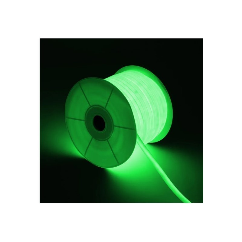 Bobine Néon LED Flexible 360º Rond Dimmable,  bobine led, bobine flexible verte,bobine neon dimmable,guirlande led,