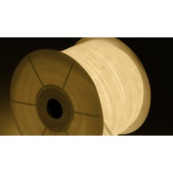 Bobine Néon LED Flexible 360º Rond Dimmable 220V AC 120LED/m IP67 Blanc Chaud 50 Mètres sur Mesure Coupe Tous les 100cm