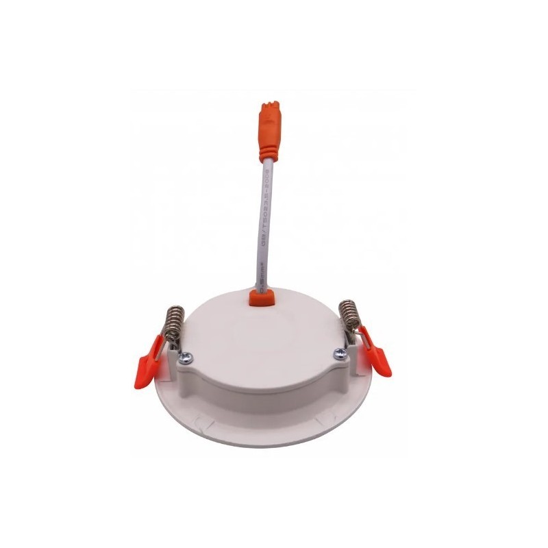 alle LED Ronde Slim 7W CCT Sélectionnable LIFUD (UGR17) Coupe Ø 75mm