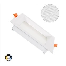 Dalle LED Carrée Slim 10W CCT Sélectionnable LIFUD (UGR17) Coupe 110x110mm