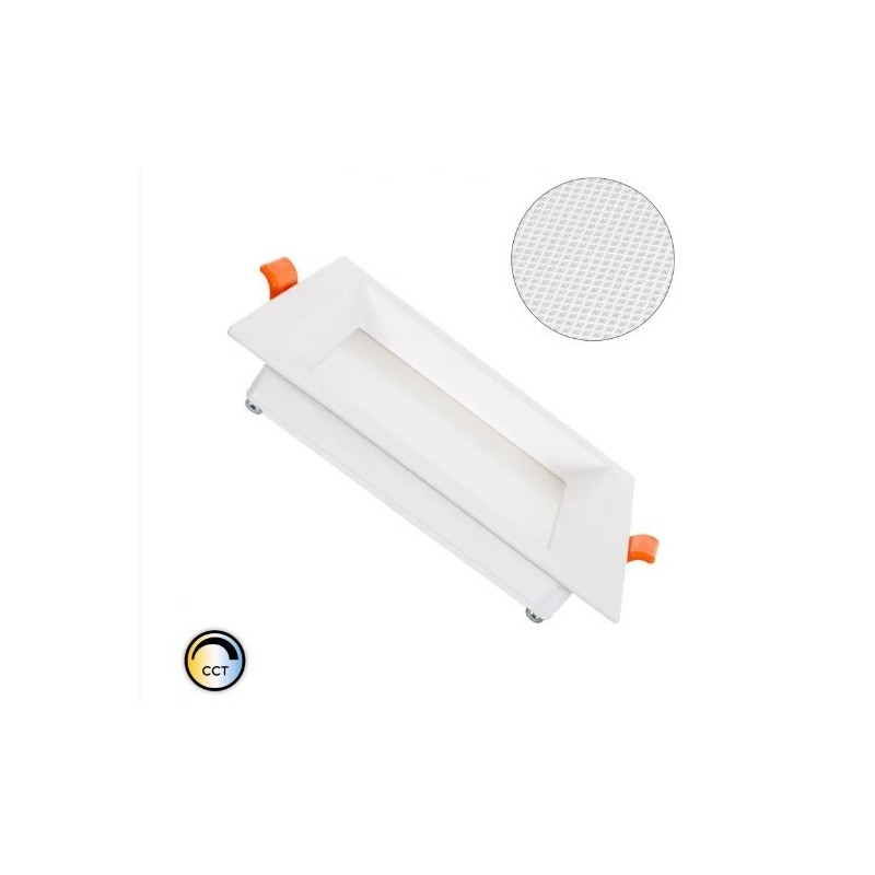 Dalle LED Carrée Slim 10W CCT Sélectionnable LIFUD (UGR17) Coupe 110x110mm