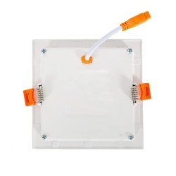 Dalle LED Carrée Slim 10W CCT Sélectionnable LIFUD (UGR17) Coupe 110x110mm