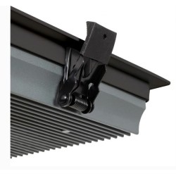 Downlight LED SAMSUNG New Aero Slim Carré 15W 130lm/W Microprismatique UGR17 LIFUD Noir Coupe 135x135mm