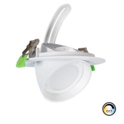 Spot Downlight LED Rond Orientable 38W 120 lm/W OSRAM CCT LIFUD No Flicker