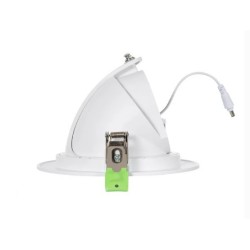 Spot Downlight LED Rond Orientable 38W 120 lm/W OSRAM CCT LIFUD No Flicker