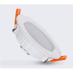 Dalle LED Ronde Extra Plate 10W LIFUD Coupe Ø80 mm
