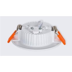 Dalle LED Ronde Extra Plate 10W LIFUD Coupe Ø80 mm