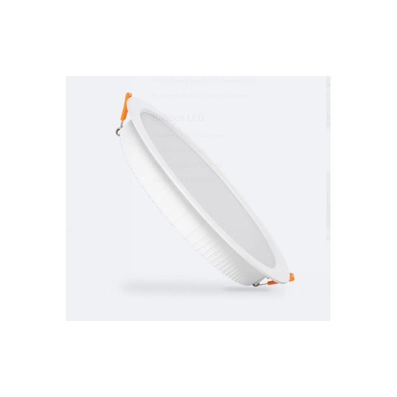 Dalle LED Ronde Extra Plate 24W LIFUD Coupe Ø190 mm, plafonnier led,