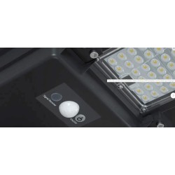 Luminaire LED Solaire 40W,eclairage de rue solaire, projecteur led solaire , lampadaire solaire pas cher,