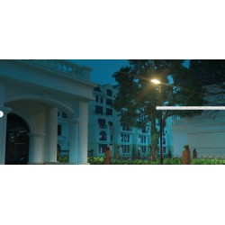 Luminaire LED Solaire 40W,eclairage de rue solaire, projecteur led solaire , lampadaire solaire pas cher,