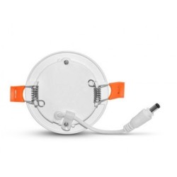 Dalle LED Ronde Extra Plate 3W Coupe Ø 70 mm, eclairage led plafond,