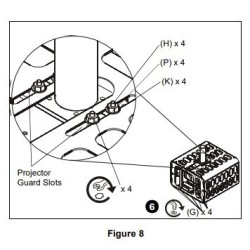 Caisson sécurisé pour vidéoprojecteur ,Cage anti vol vidéoprojecteur,support plafond vidéoprojecteur,