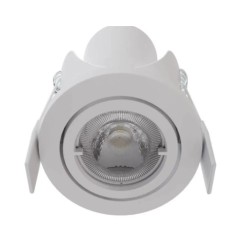 Spot Downlight LED 6.5W Orientable Rond Blanc Coupe Ø68 mm, eclairage plafond ,