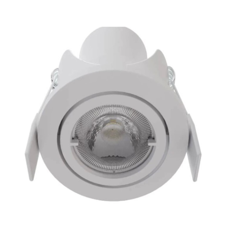 Spot Downlight LED 6.5W Orientable Rond Blanc Coupe Ø68 mm, eclairage plafond ,
