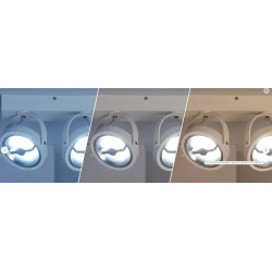 Spot LED Cree en Saillie Orientable AR111 30W Dimmable Blanc,
FLC-AR111-2X15-DIR-B, spot led double,luminaire plafond,