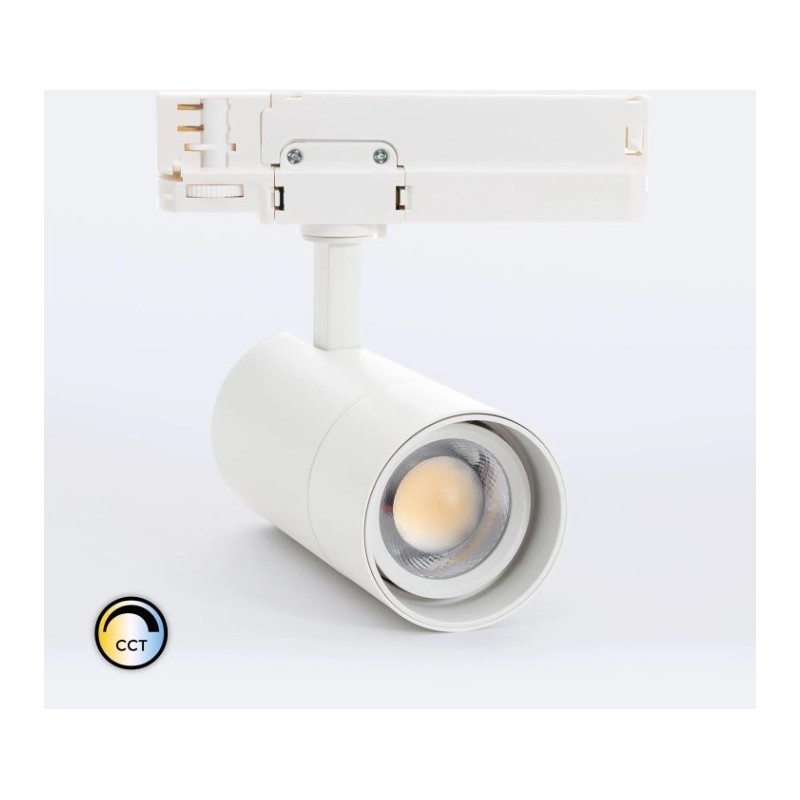 Spot LED pour Rail Triphasé 20W Wild CCT CRI90 No Flicker Multi-angle 24-60º