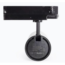 Spot LED Wald 35W Noir pour Rail Triphasé CCT No Flicker CRI90 Multi-angle 24-60º