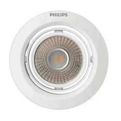 Spot Downlight LED PHILIPS 3 Intensités SceneSwitch Pomeron 7W Coupe Ø 70mm