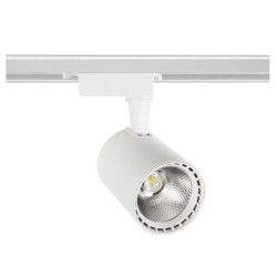 spot led rail monophasé, spot led 20W monophasé, spot rail 20W,