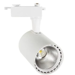 spot led rail monophasé, spot led 20W monophasé, spot rail 20W,