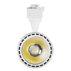spot led rail monophasé, spot led 20W monophasé, spot rail 20W,