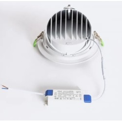 Spot Downlight LED Orientable Rond 60W, plafonnier led orientable, projecteur led orientable,